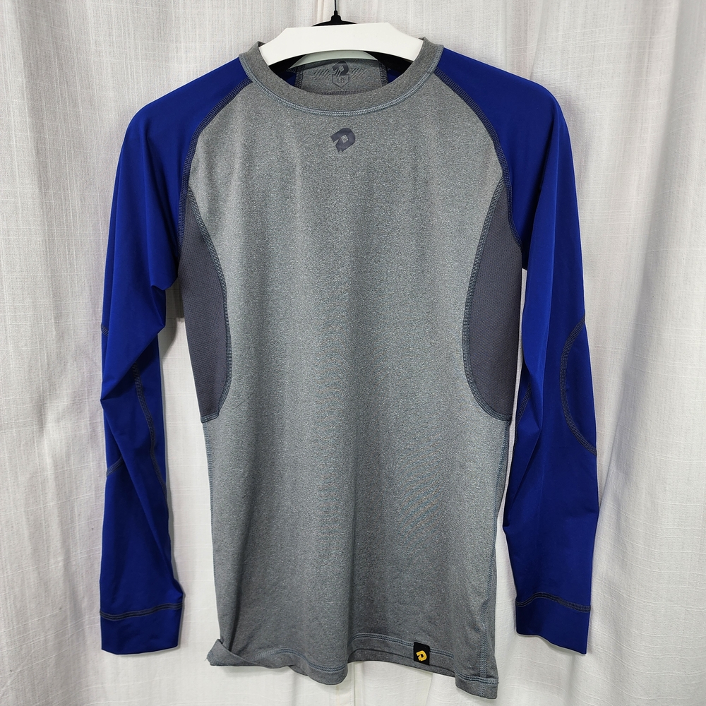 DeMarini Gray and Blue Athletic Shirt